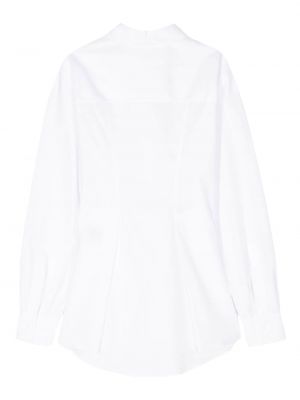 Plisuota marškiniai Del Core balta