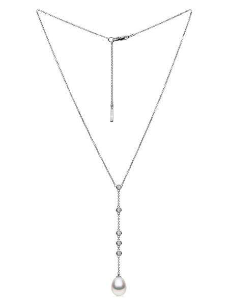 Naszyjnik z perełkami Autore Moda srebrny