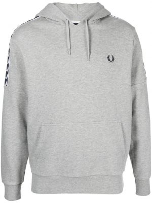 Bomull hettegenser Fred Perry grå