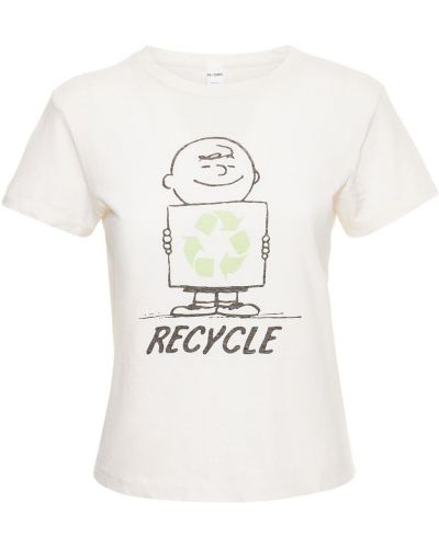 T-shirt Re/done weiß