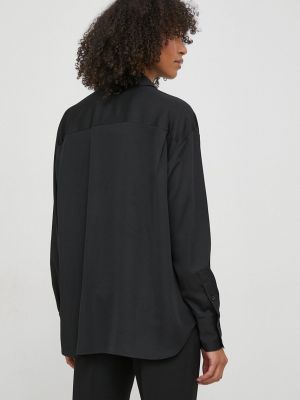 Košile relaxed fit Calvin Klein černá