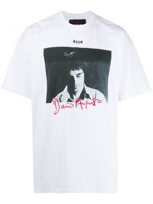 T-shirt Msgm vit