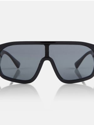Oversized γυαλιά ηλίου Versace μαύρο