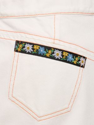 Jeans a vita bassa Cormio bianco