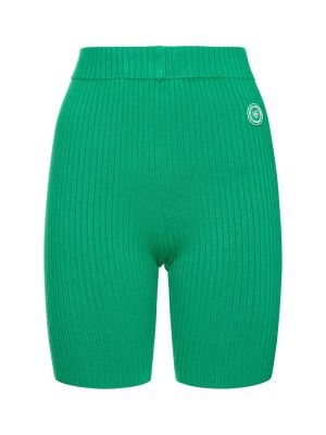 Shorts en velours côtelé Sporty & Rich vert