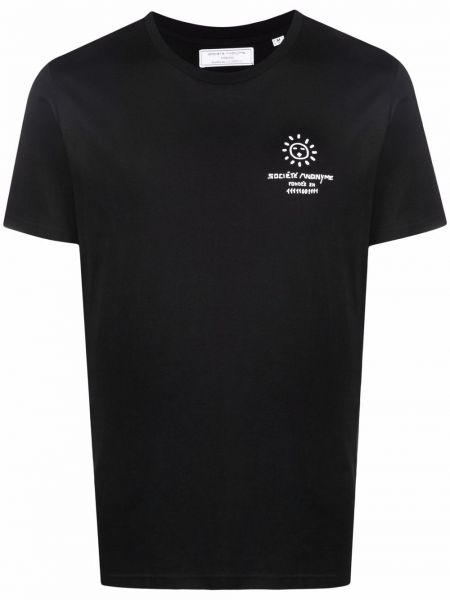 Camiseta con estampado Société Anonyme negro