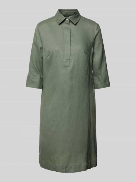 Sukienka midi w jednolitym kolorze Christian Berg Woman khaki