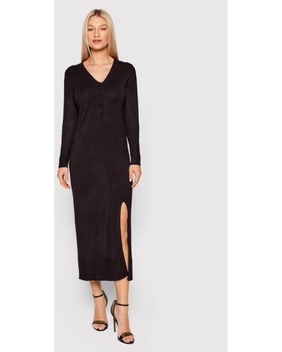 JJXX Kötött ruha Evelyn 12202995 Fekete Slim Fit