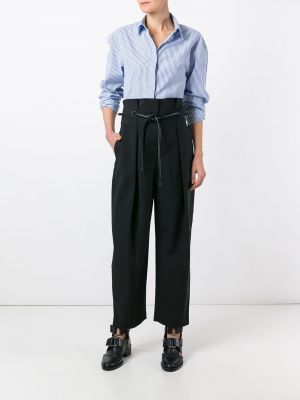 Pantalones plisados 3.1 Phillip Lim negro