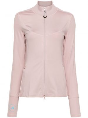 Μπουφάν με φερμουάρ Adidas By Stella Mccartney ροζ