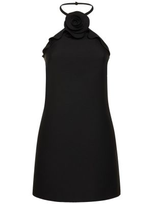 Копринена вълнена мини рокля от креп Valentino