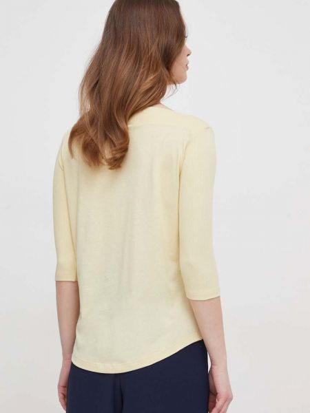 Tričko Sisley žluté