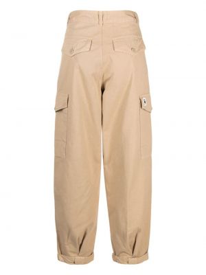 Bavlněné kalhoty Carhartt Wip béžové