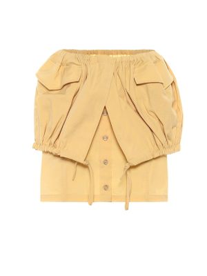 Mini falda Jacquemus amarillo