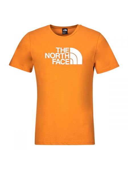 Tričko s krátkými rukávy The North Face oranžové