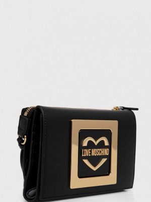 Чорна поясна сумка Love Moschino