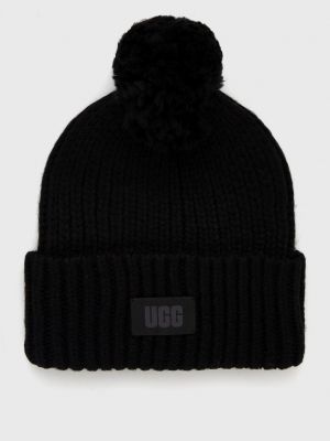 Dzianinowa czapka Ugg czarna