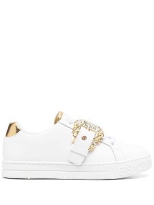 Blonder snøring sneakers Versace Jeans Couture hvit