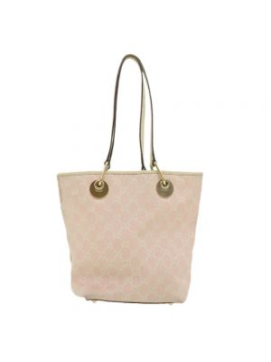 Shopper handtasche mit taschen Gucci Vintage pink