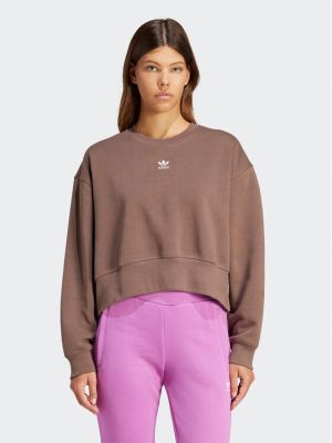 Sportinis džemperis oversize Adidas ruda