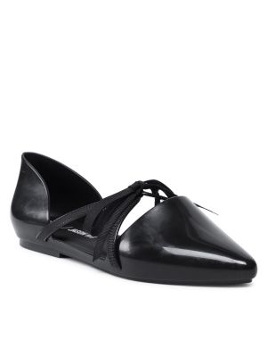 Nizki čevlji s črtami Melissa črna