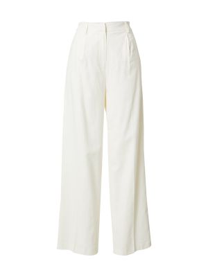 Широки панталони тип „марлен“ Na-kd бяло