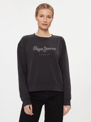 Relaxed fit sportinis džemperis Pepe Jeans juoda