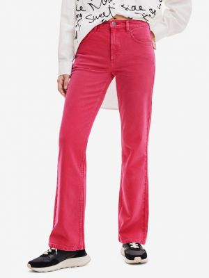 Bootcut jeans Desigual pink