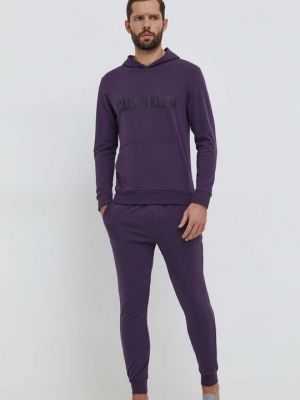 Толстовка Calvin Klein Underwear фиолетовая