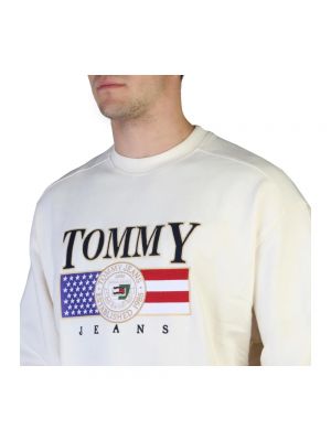 Sudadera de algodón Tommy Hilfiger blanco