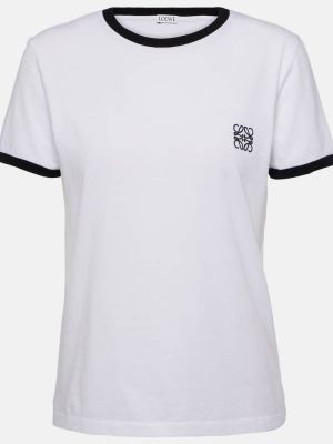 Jersey t-shirt aus baumwoll Loewe