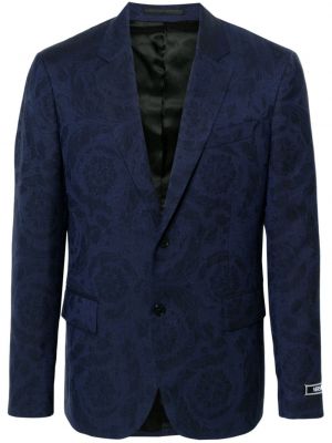 Jacquard blazer Versace blau