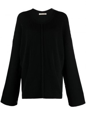 Кашмирен пуловер от мерино вълна Peter Do черно
