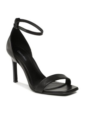 Sandales à talon aiguille Calvin Klein noir