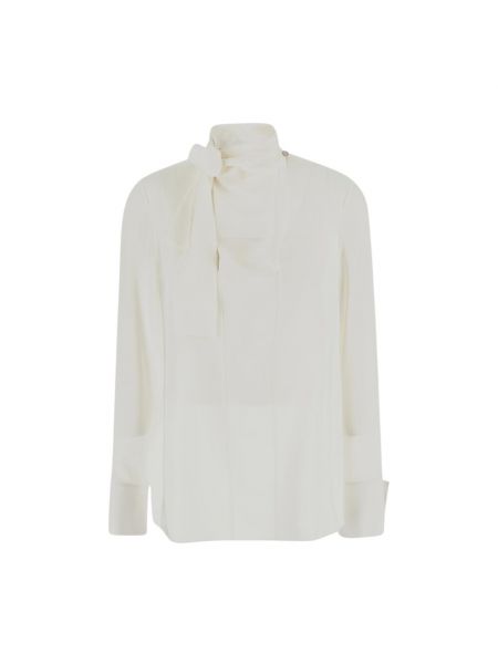 Biała koszula z jedwabiu Givenchy, biały