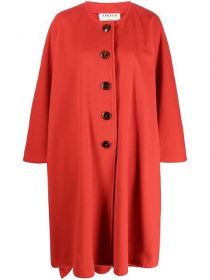 Palton cu croială lejeră A.n.g.e.l.o. Vintage Cult roșu