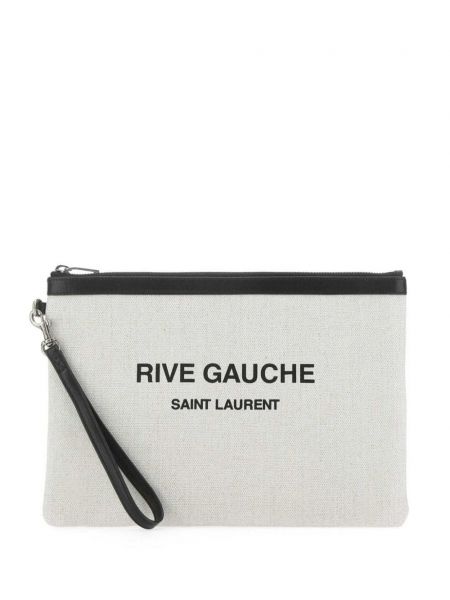 Clutch Saint Laurent hvid