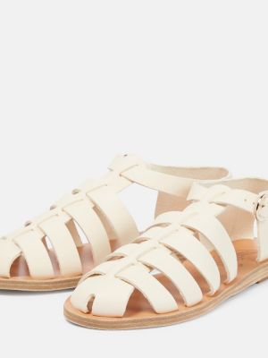 Sandale din piele Ancient Greek Sandals alb