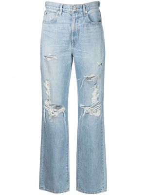 Nødlidende straight jeans Slvrlake blå