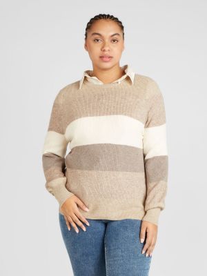 Меланжов пуловер Only Carmakoma