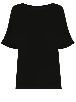 Черная футболка Elisa Fanti