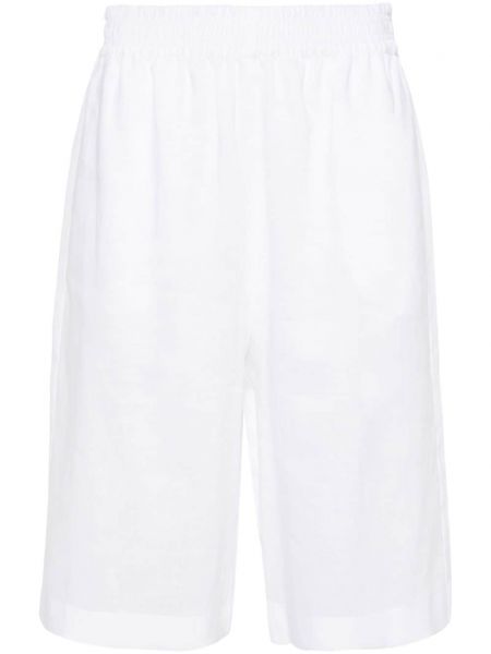 Pantaloni di lino Fabiana Filippi bianco