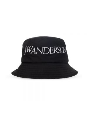 Nylonowy kapelusz Jw Anderson czarny