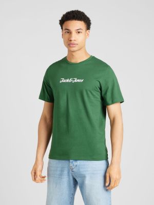 Тениска Jack & Jones зелено