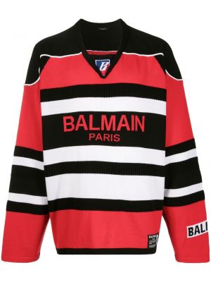 Пуловер с принт Balmain