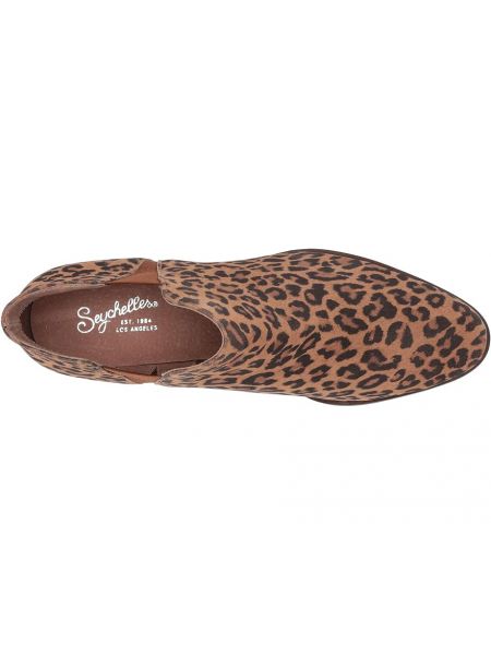 Леопардовые замшевые ботинки Seychelles