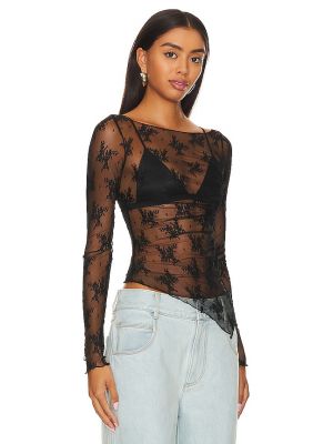 Top Free People schwarz