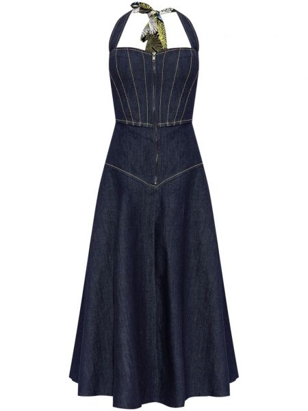 Prosta sukienka Dvf Diane Von Furstenberg niebieska
