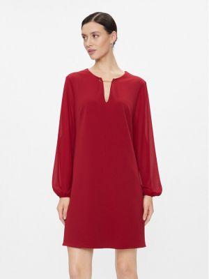 Коктейльное платье свободного кроя Rinascimento красное