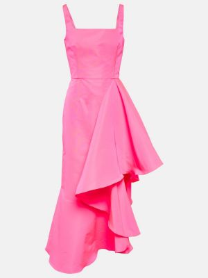 Rochie midi drapată Alexander Mcqueen roz